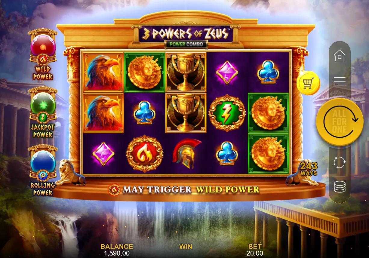 3 Powers of Zeus: Power Combo Slot
